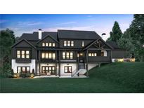 Modern farmhouse exterior, dark and light colors at 2030 Fontainbleau Dr, Conyers, GA 30094