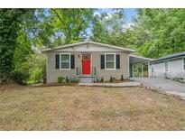 Charming ranch home with red door at 2069 Chicago Nw Ave, Atlanta, GA 30314