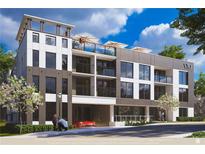 Modern apartment building with rooftop terrace and parking at 318 Sandy Springs Cir # 270, Sandy Springs, GA 30328