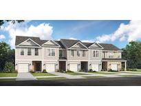 Five-unit townhome community with attached garages at 6116 Ripple Way # 47, South Fulton, GA 30349