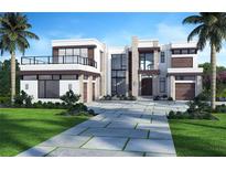Stunning contemporary home with a spacious driveway and landscaping at 5090 Derrick Rd, South Fulton, GA 30349