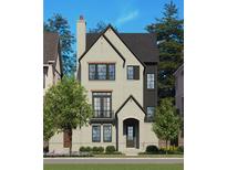 Two-story home with gray brick and dark accents at 2280 Park Walke Dr, Alpharetta, GA 30009
