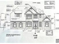 Architectural rendering of a two-story house at 195 Etris Grove Ct, Roswell, GA 30075