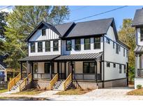 Two-story home with a modern farmhouse design and black accents at 971 Boulevard Se # A, Atlanta, GA 30312