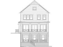 Front elevation of two story house at 4006 Moody Ln, Woodstock, GA 30188