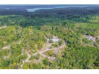 Aerial view of property and surrounding area at 4310 Bryan Se Ln, Acworth, GA 30102