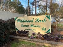 Community entrance sign for Wildwood Park Townhouses, a cooperative at 405 Fairburn Sw Rd # 231, Atlanta, GA 30331