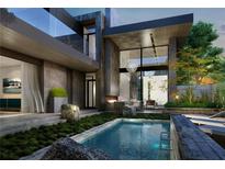 Luxury home with a modern pool and patio area at 748 Charles Allen Dr, Atlanta, GA 30308