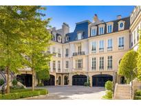 Luxury townhome with ornate entryway and garage at 2288 Peachtree Nw Rd # 6, Atlanta, GA 30305