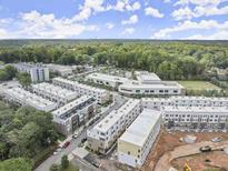 Aerial view of modern townhouses, showcasing the community's design at 201 New St # 2201-9, Decatur, GA 30030
