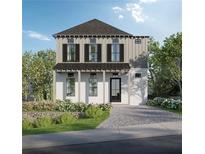 Modern farmhouse exterior with black accents at 176 Railroad St, Canton, GA 30114