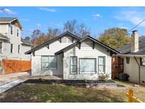 Charming craftsman bungalow with updated facade and landscaping at 2128 Hosea L Williams Ne Dr, Atlanta, GA 30317