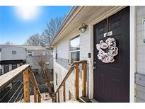 Exterior view of a building with stairs and a wreath on the door at 24 Daniel Se St # 8, Atlanta, GA 30312
