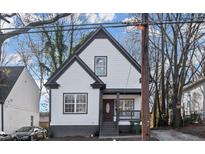 Charming craftsman style home with gray accents and a welcoming front porch at 576 Rockwell Sw St, Atlanta, GA 30310