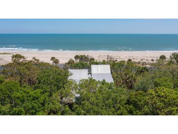 Oceanfront property with private boardwalk to beach access at 403 Pelican Flight Dr, Dewees Island, SC 29451