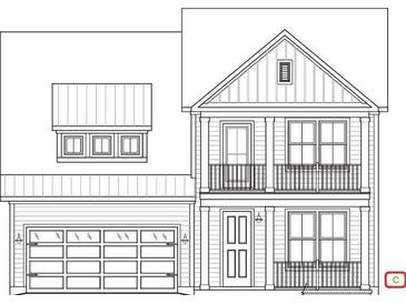 Two-story home with attached garage and balcony at 710 Maynard Ln, Summerville, SC 29486