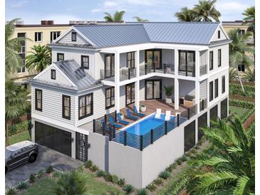 Luxury home with private pool and attached garage at 3 38Th Ave, Isle of Palms, SC 29451