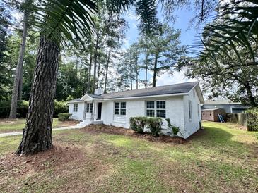 Newly renovated white brick ranch home with large yard at 201 Josie Dr, Walterboro, SC 29488
