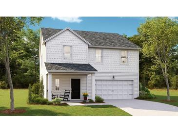 Two story house with white siding and gray roof at 1044 Lovebug Ln, Summerville, SC 29485