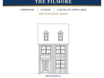 3-bedroom, 2.5-bath townhome elevation at 166 Cantona Dr, Summerville, SC 29483