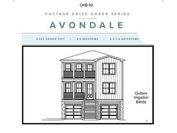 Avondale house plan, 2,563 sq ft, 4-5 bedrooms, 2.5-3.5 bathrooms at 1462 Tangles Trl, Charleston, SC 29492