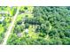 Aerial view showing home nestled in a wooded area at 1633 Rose Dr, Summerville, SC 29486