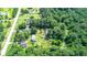 Aerial view of property showing home and surrounding nature at 1633 Rose Dr, Summerville, SC 29486