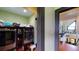 Convenient laundry room with washer, dryer, and storage shelves at 268 Little Oak Island Dr, Folly Beach, SC 29439