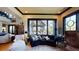 Relaxing living area with comfortable seating and large windows at 268 Little Oak Island Dr, Folly Beach, SC 29439