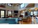 Large living area with hardwood floors and fireplace at 268 Little Oak Island Dr, Folly Beach, SC 29439
