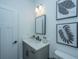 Modern bathroom with single vanity and sleek design at 15 Darby Meadow Ln, Ridgeville, SC 29472