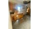 Dated kitchen with wood cabinets needs renovation at 5 President Pl, Charleston, SC 29403