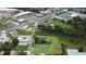 Aerial view showing property location near North Main Street and nearby businesses at 114 Berkeley Cir, Summerville, SC 29483