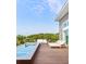 Enjoy the sun on this deck with a private pool and lounge chairs at 3115 Ion Ave # B, Sullivans Island, SC 29482