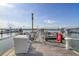 Wooden dock with access gate and fire extinguisher at 1880 Andell Bluff Blvd # D-16, Seabrook Island, SC 29455