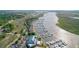 Aerial view of a marina, club house, and waterfront community at 1880 Andell Bluff Blvd # D-16, Seabrook Island, SC 29455