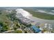 Aerial view of the marina, showcasing waterfront homes and boat slips at 1880 Andell Bluff Blvd # D-16, Seabrook Island, SC 29455