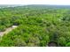 Aerial view of a large wooded area near water at 714 Wilson Cemetery Rd, Awendaw, SC 29429