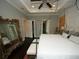 Main bedroom with canopy bed, large mirror, and walk-in closet at 420 Eagleview Dr, Moncks Corner, SC 29461