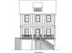 House elevation plan showcasing two-story design at 1075 Capersview Ct, Awendaw, SC 29429