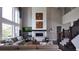 Spacious living room featuring a fireplace and large windows at 639 Faulkner Dr, Mount Pleasant, SC 29466