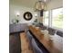 Bright dining room with a large table and access to backyard at 639 Faulkner Dr, Mount Pleasant, SC 29466