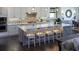 Modern kitchen with large island and stainless steel appliances at 639 Faulkner Dr, Mount Pleasant, SC 29466