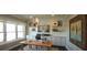Bright home office features built-in shelving and large windows at 639 Faulkner Dr, Mount Pleasant, SC 29466