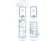 Floor plan showing two buildings with multiple rooms at 717 Central Ave, Summerville, SC 29483