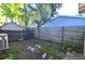 Small backyard with shed and fenced area at 717 Central Ave, Summerville, SC 29483