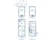 Floor plans for two buildings showing room dimensions at 717 Central Ave, Summerville, SC 29483