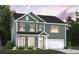 Two-story home with green board and batten siding at 4000 Middleton Dr, Goose Creek, SC 29445