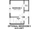 Optional bedroom 5 with private bath and walk-in closet at 4000 Middleton Dr, Goose Creek, SC 29445