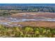 Aerial view of expansive marsh landscape with waterways at 117 Silverbell Ln, Hollywood, SC 29470